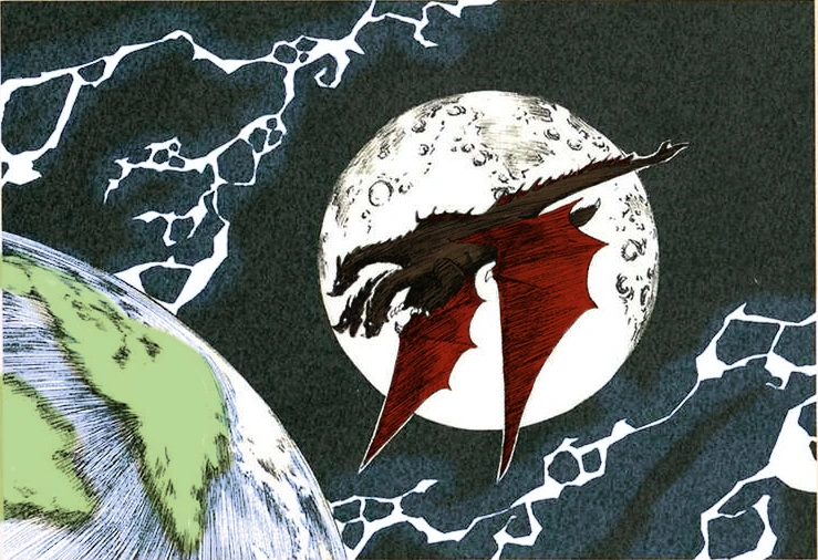 Desghidorah scan coloring Desghidorah scan coloring