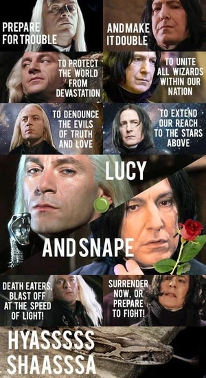 Death eaters blasting off again