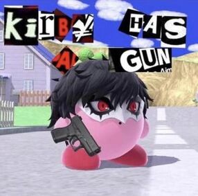 Kirby Has a Gun