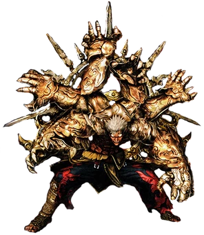 Six armed mantra asura by superkaijuking-d8zrkui