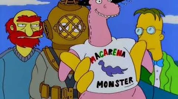 The Simpsons Mr Burns FIGHTS the Loch Ness Monster