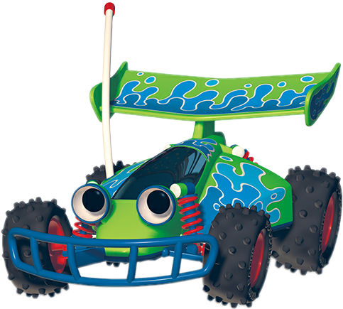 toy story rc with half figure