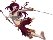 Erza hakama armor pandemonium render by shutsujin-d6sd2wx