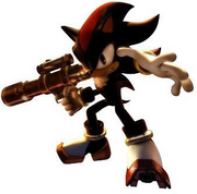 Shadow with gun