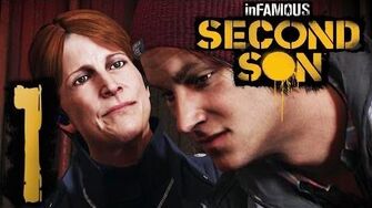 Infamous Second Son Gameplay Part 1 - BROOKE AUGUSTINE IS A B*TCH Ps4