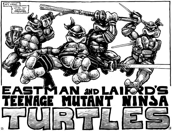 TMNT Tortues Ninja Pages 2-3 comics Mirage4