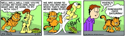 Kicking odie into next week
