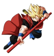 Dragon Ball Heroes SSJ Xeno Goku (Render)