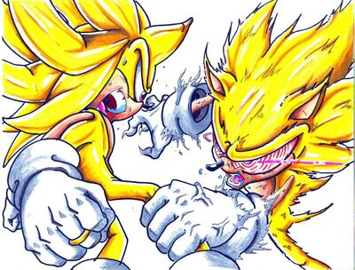 Fleetway Super Sonic Vs Infinite (Who would win?) : r/SonicTheHedgehog