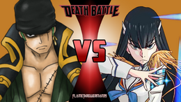 Death battle zoro vs satsuki by flamethrowerman09-daond57