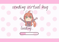 Monika sends a hug