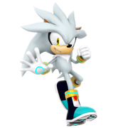Sonic Games Silver the Hedgehog (Render)