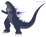 Godzilla 2003 with scar by pyrus leonidas-d910dfc-1-
