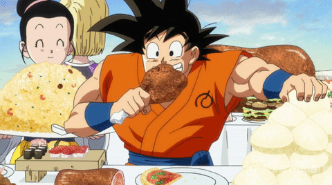 Goku Eating 2