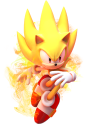 Sonic Games Super Sonic (Render)