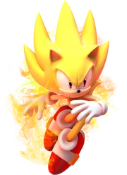 Sonic Games Super Sonic (Render)