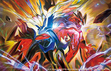 Xerneas and yveltal pokemon pokemon game and pokemon trading card game drawn by tokiya sample-0530f33d759228c2fa281d251e629c55