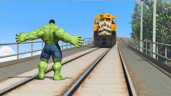 CAN HULK STOP THE TRAIN IN GTA 5?-0