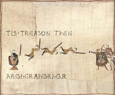 Tis treason then argh