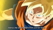 Beerus and goku clash Beerus and goku clash