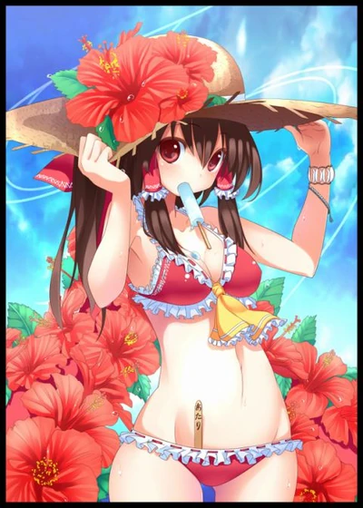 Beach Reimu