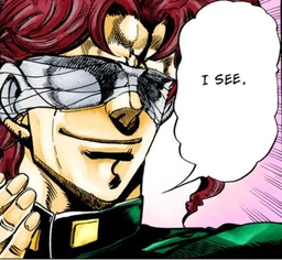 Kakyoin sees