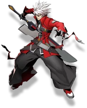 Ragna the Bloodedge (BlazBlue Cross Tag Battle, Character Select Artwork)