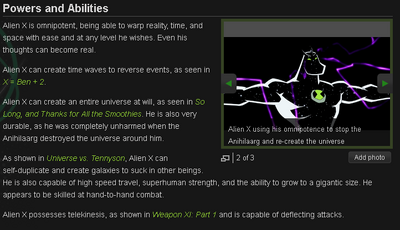 Alien X, Ben 10 Wiki