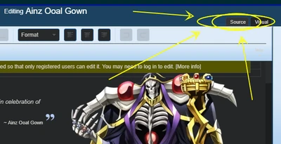 Editing Ainz Ooal Gown VS Battles Wiki Fandom