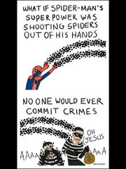 What if spiderman shoots spiders