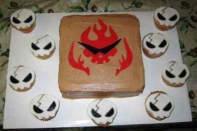 Gurren lagann birthday cake by jennfrog-d31gfk6 Gurren lagann birthday cake by jennfrog-d31gfk6