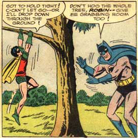 Batman-wants-to-grab-a-tree