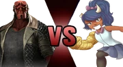 Death Battle Hellboy vs Chelshia