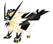 Alternate artwork for solgaleo in pokemon ultra sun and moon