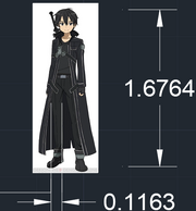 Kirito height