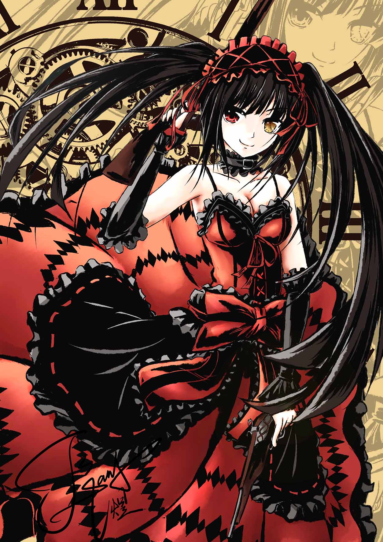 Kurumi Tokisaki fanart v6