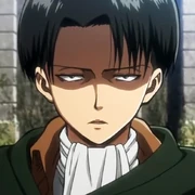 Levi con mirada sombria Levi con mirada sombria
