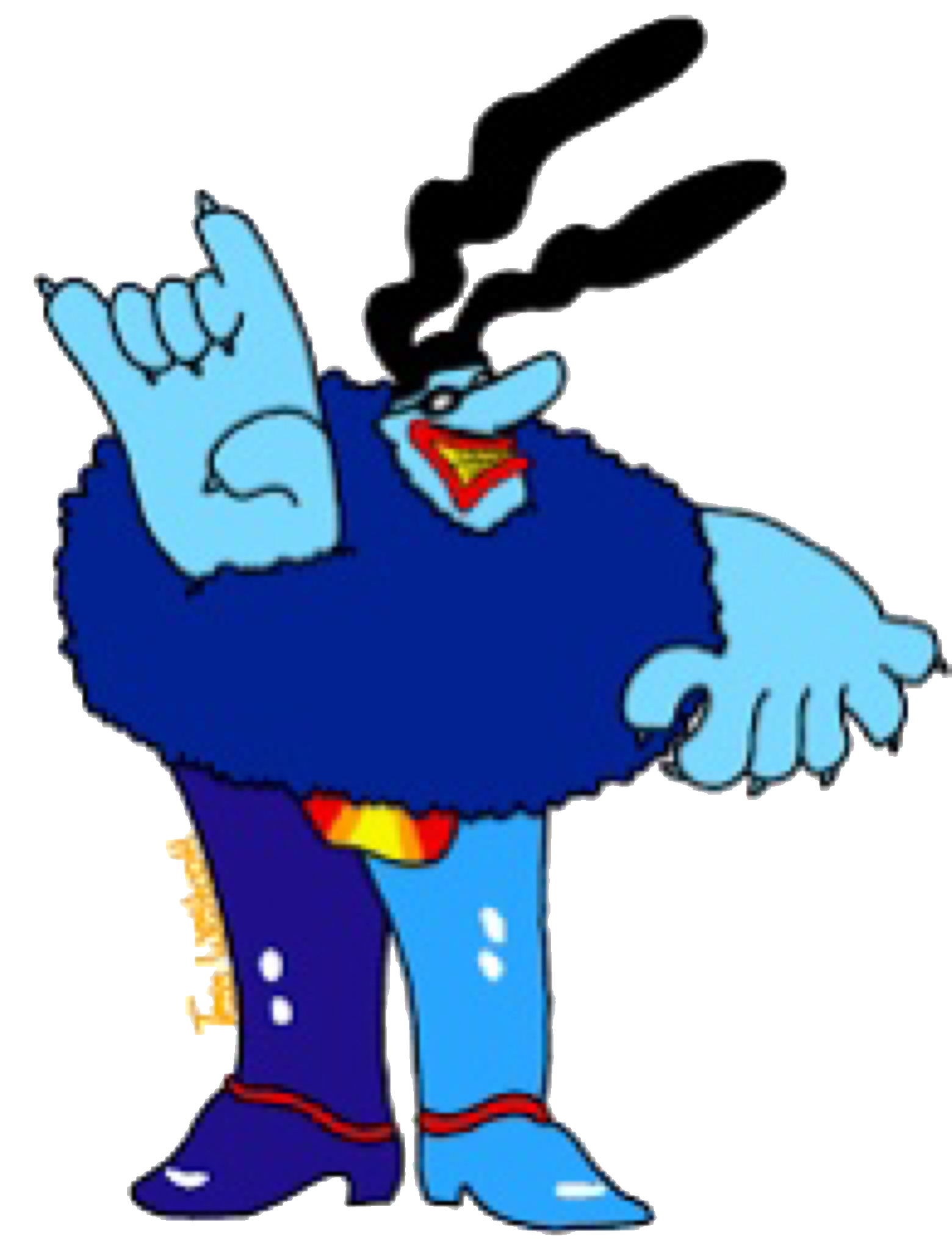 blue meanies shirt