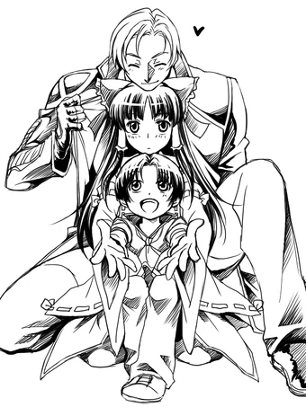 Hakurei reimu and iceman touhou and 3 more drawn by esaka 8185589e977cf4cc9f75c78bdab27198