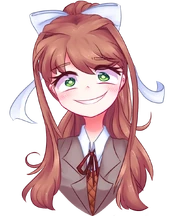 Just monika by littlecloudie-dbukh0z
