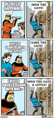 Open the gate