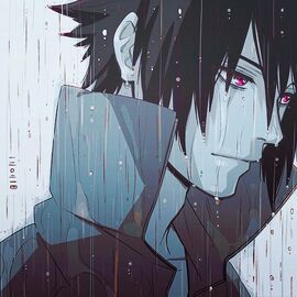 Uchiha sasuke in the rain by ayano kelly12-d65xuxi