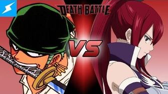 Zoro VS Erza DEATH BATTLE! (One Piece VS Fairy Tail)-0