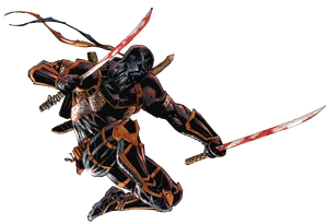 Jumping Deathstroke