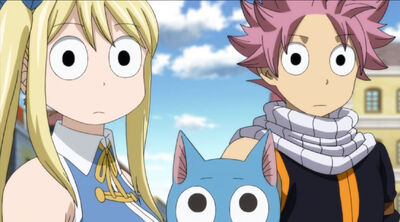 Funny Natsu and Lucy