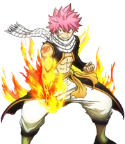 Savage Dragon Fire Natsu Anime Render