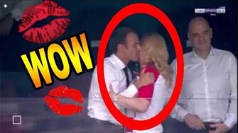 France President kissing Croatia Sexiest President in Football History