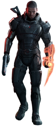 Mass effect 3 shepard render 4 by emperordarkthunder-d5buqu3