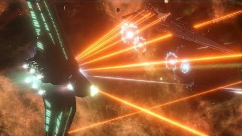Many Star Destroyers vs The Awakened Empire - Stellaris