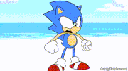 Mario fight me Sonic